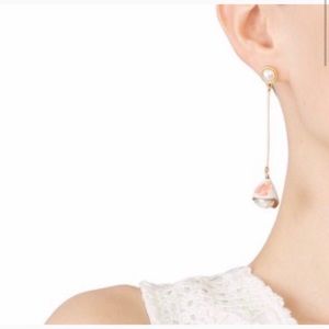 NIB Tory Burch Collection Pearl Drop Earrings